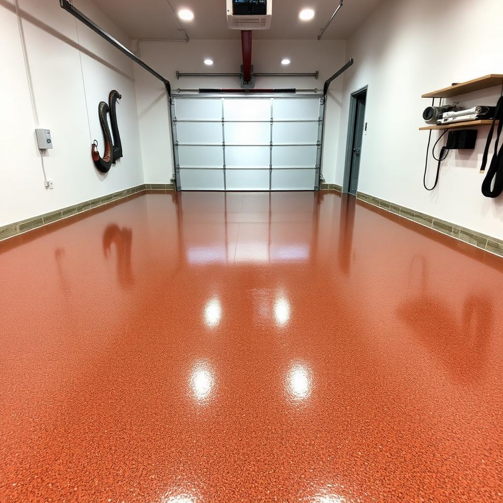 Epoxy flooring contractor commercial garage